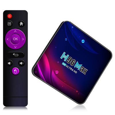 Custom Rk3318 H96 Set Top Box Max 4k Android 10.0 Quad Core H96max