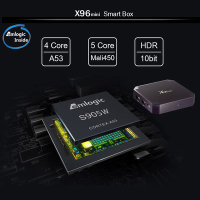 X96 Mini Amlogic S905W Quad Core OTT Android TV Box 2GB 16GB 2.4GHz WiFi Android 9.0