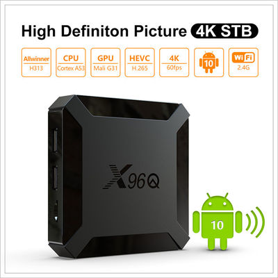 X96Q Smart Allwinner OTT Android TV Box H313 Quad Core 2GB 16GB Voice Control