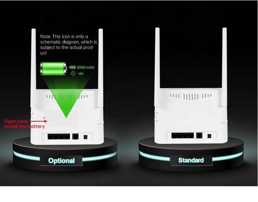 Wireless Mobile Fiber Optic Modem Router Combination 4G Hotspot LTE