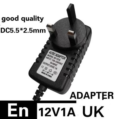 100V-240V Universal AC DC Adaptor 12V 1000mA 1A EU Plug