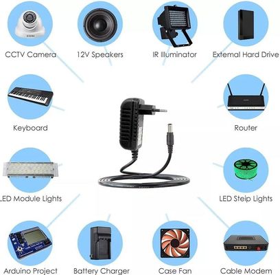 100V-240V Universal AC DC Adaptor 12V 1000mA 1A EU Plug