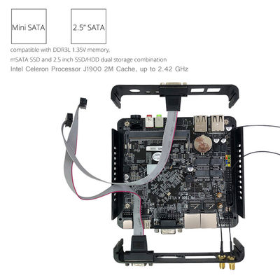 Industrial Rugged Mini PC Computer Workstation J1800 Dual Core