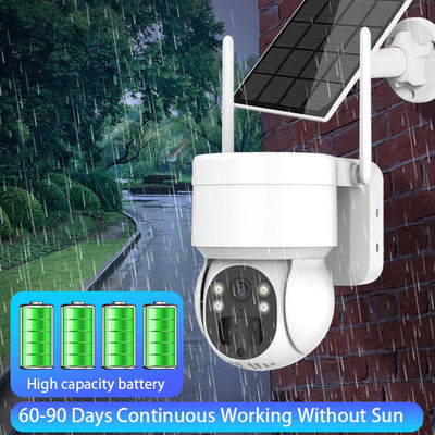 GSM Tuya Solar Digital CCTV Smart PTZ Camera With Sim Card