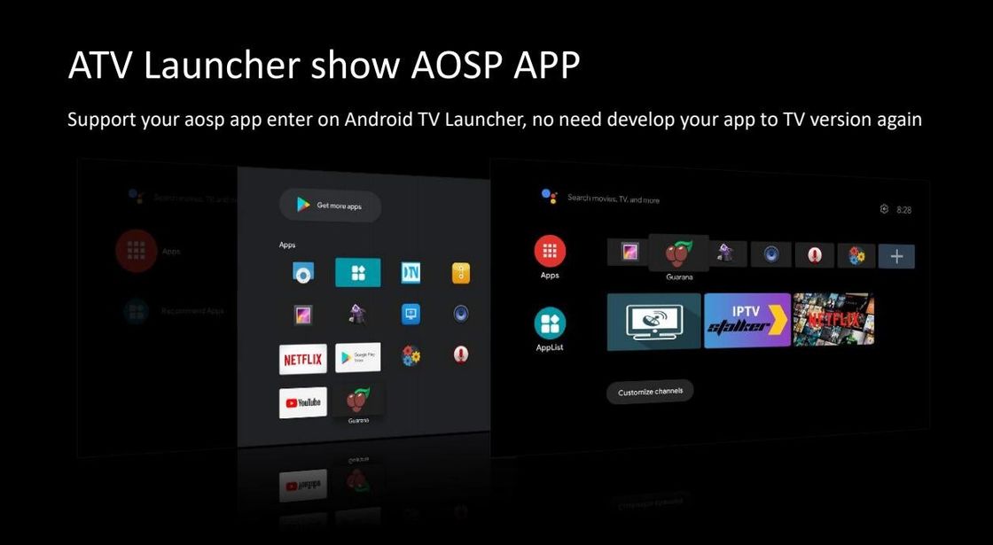 Smart 4k  OTT Google Tv Box Quad Core Allwinner H313 Android10.0 ATV